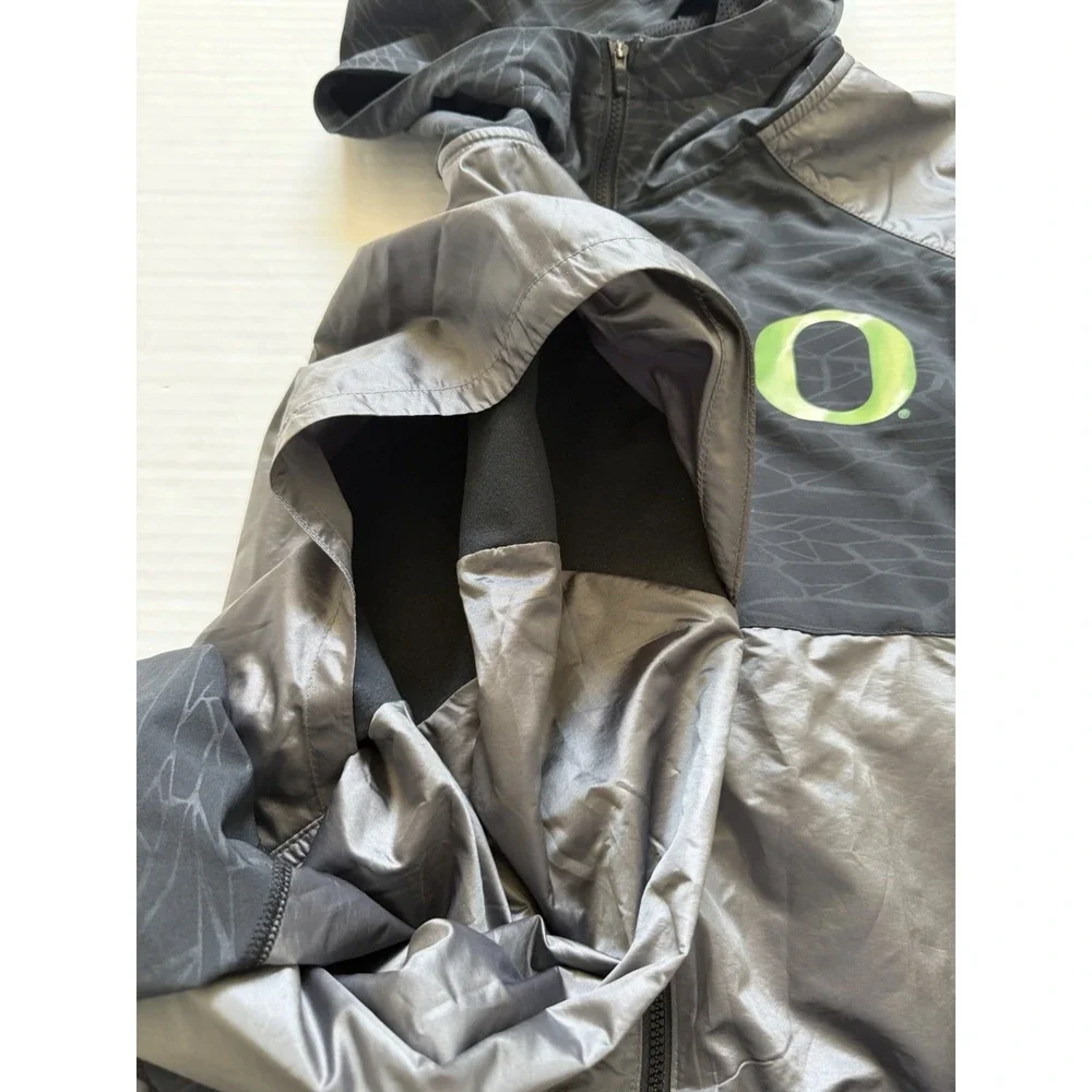 Nike Oregon Ducks Team Issued Football Full Zip Sideline Hoodie Jacket Men XL
